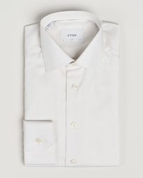  Slim Fit Fine Twill Shirt Light Beige