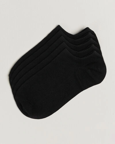 Bread & Boxers 5-Pack Ankle Sock Black