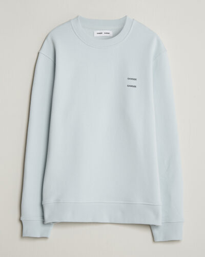 Samsøe Samsøe Joel Organic Cotton Sweatshirt Skywriting