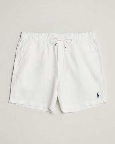 Polo Ralph Lauren Dyed Linen Shorts White