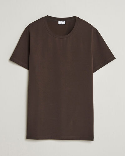 Filippa K Soft Lycra T-Shirt Dark Chocolate