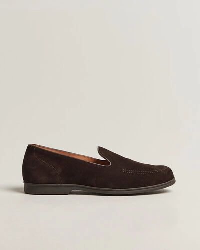 Myrqvist Brännö II Loafers Dark Brown Suede