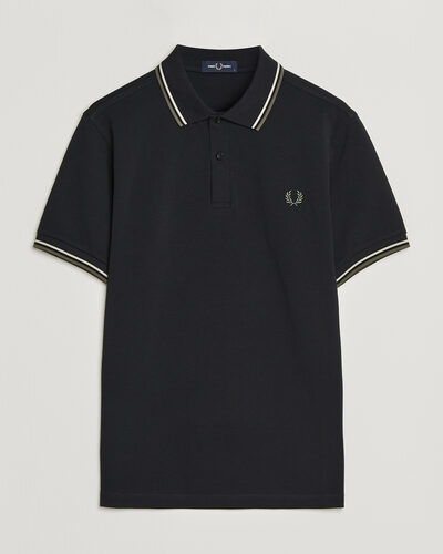 Fred Perry Twin Tipped Polo Shirt Black