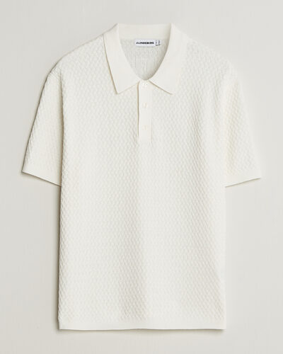 J.Lindeberg Jacques Structured Knitted Polo Tofu