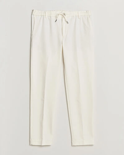 BOSS BLACK Kane Drawstring Trousers Open White