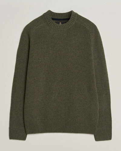 Barbour Lifestyle Newtown Lambswool Crewneck Olive