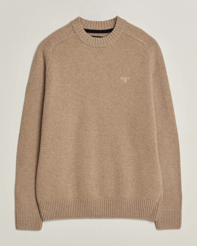 Barbour Lifestyle Newtown Lambswool Crewneck Stone