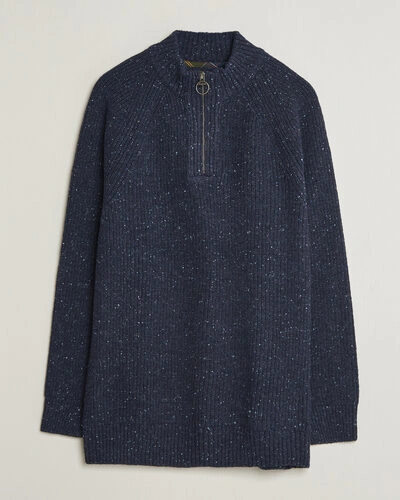 Barbour Lifestyle Essentials Donegal Half Zip Navy