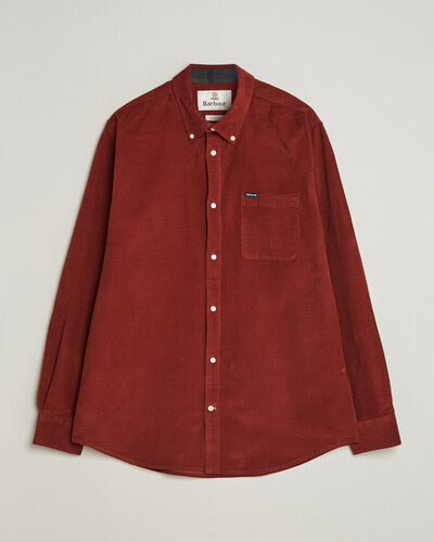 Barbour Lifestyle Ramsey Corduroy Shirt Russet Brown