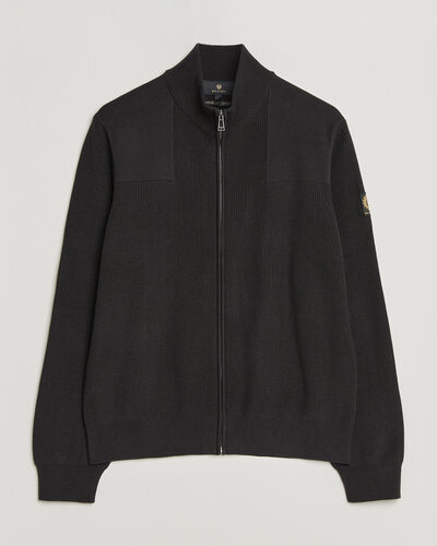 Belstaff Commander Knitted Full Zip Black
