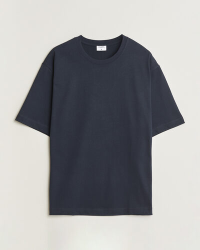 Filippa K Heavy Cotton Crew Neck T-Shirt Night Blue