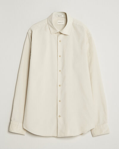 Gant Regular Fit Baby Cord Shirt Sand