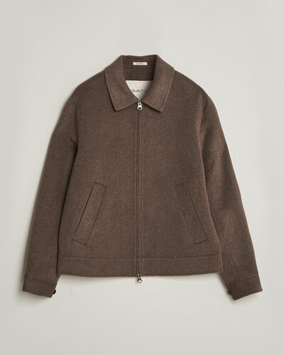 Gant Handstitched Wool/Cashmere Jacket Shadow Brown