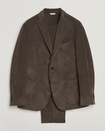 Boglioli K Jacket Baby Corduroy Suit Dark Brown