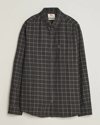 Fjällräven Övik Flannel Shirt Dark Grey