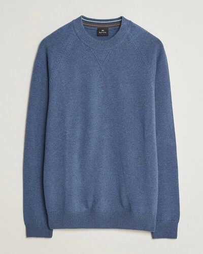 PS Paul Smith Wool Knitted Sweater Blue