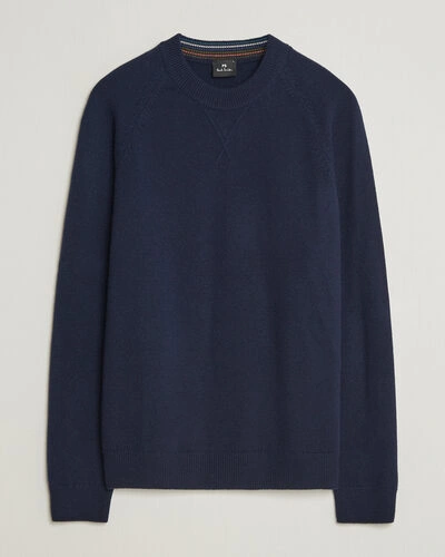 PS Paul Smith Wool Knitted Sweater Navy