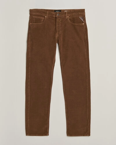 Replay Grover Corduroy 5-Pocket Pants Toffee Brown