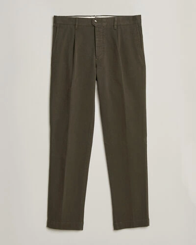 Incotex Regular Fit Cover Chinos Dark Green