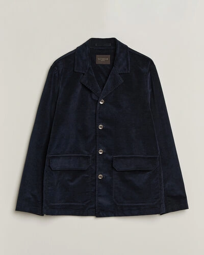 Incotex Corduroy Sports Jacket Navy