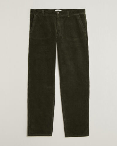 Les Deux Corduroy Tapered Pants Rosin Green