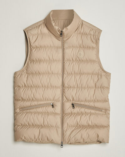 Moncler Treompan Down Vest Brown