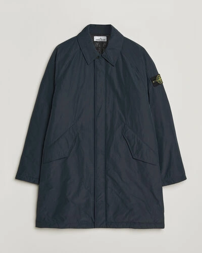 Stone Island Micro Reps Padded Coat Navy Blue