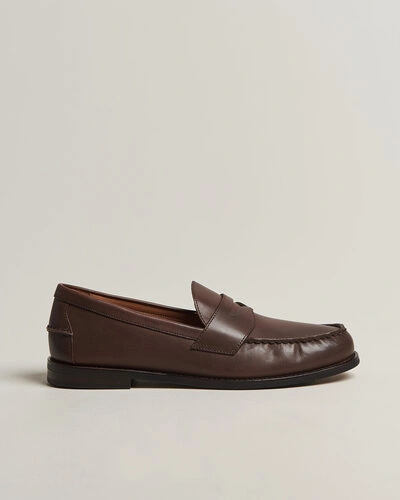 Polo Ralph Lauren Alston Penny Leather Loafers Dark Brown