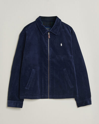 Polo Ralph Lauren Lined Corduroy Windbreaker Newport Navy
