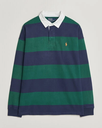 Polo Ralph Lauren Jersey Knitted Rugby Pullover Green/Cobolt