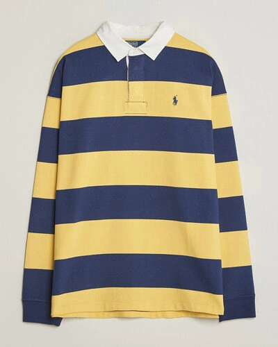 Polo Ralph Lauren Jersey Knitted Rugby Pullover Yellow/Cobolt
