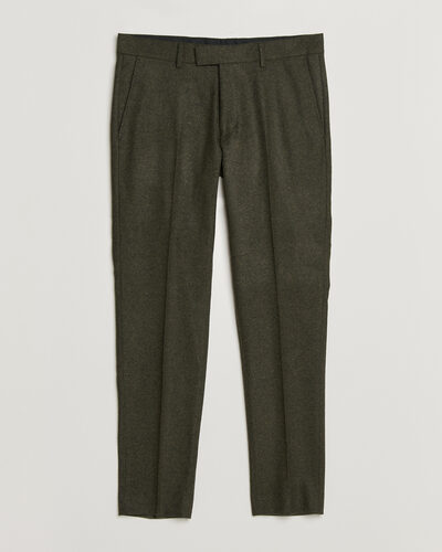 Tiger of Sweden Tenuta Wool Flannel Suit Trousers Muted Canopy
