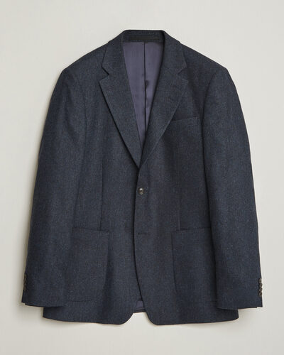 Tiger of Sweden Justin Wool Flannel Suit Blazer Midnight Blue
