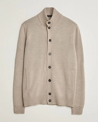 Zanone Virgin Merino Wool Chioto Beige