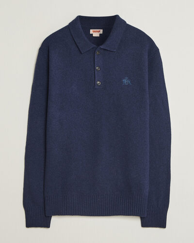Baracuta Shetland Polo Navy