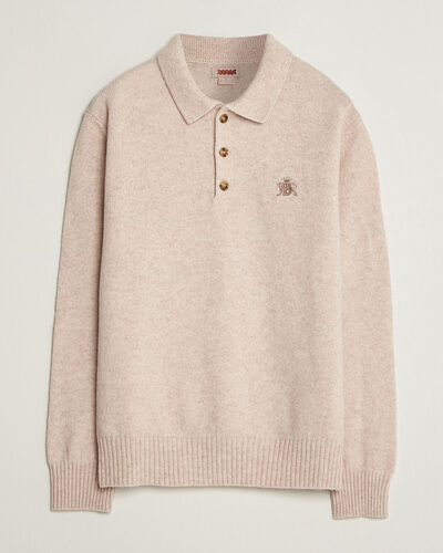 Baracuta Shetland Polo Antique White