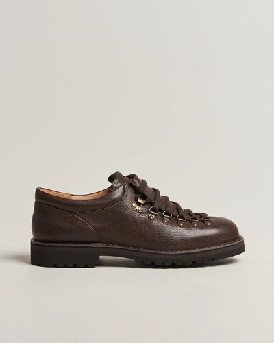 Fracap M121 Low Grain Leather Boot Dark Brown