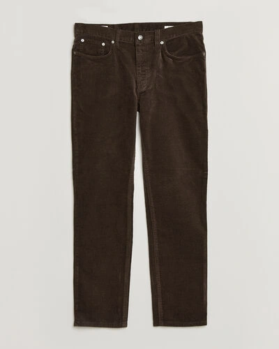 Gant Regular Fit Corduroy 5-Pocket Pants Black Brown