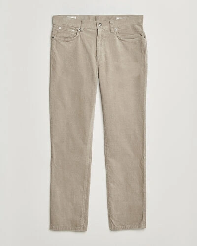 Gant Regular Fit Corduroy 5-Pocket Pants Mist Taupe