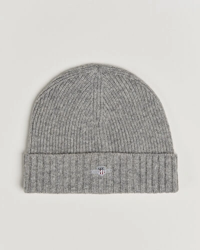 Gant Wool Beanie Grey Melange