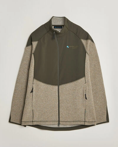 Klättermusen Balderus Wool Fleece Hood Jacket Rosin Green