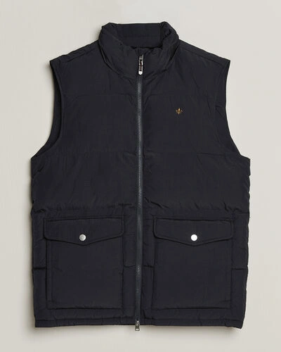 Morris Lennox Puffer Vest Blue