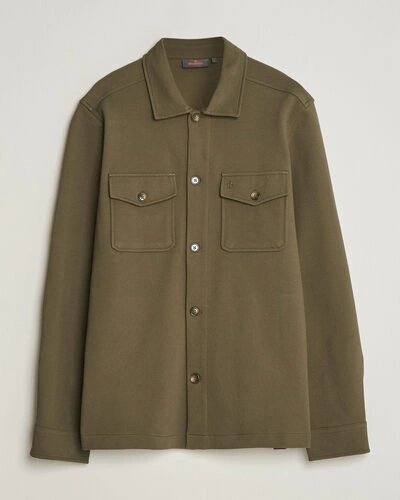 Morris Andrew Jersey Overshirt Olive