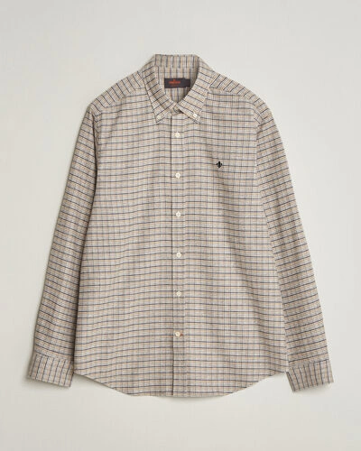 Morris Flannel Mouliné Shirt Khaki