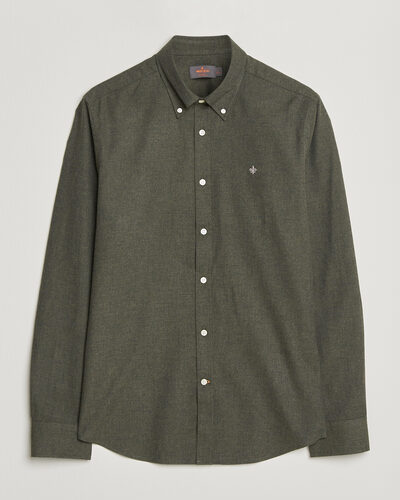 Morris Watts Flannel Shirt Olive