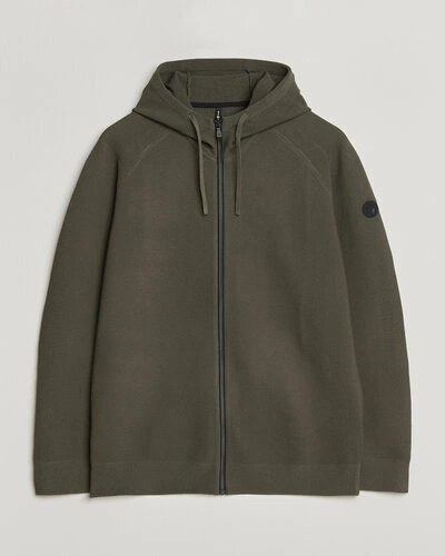 Sail Racing Element Seamless Full Zip Hoodie Mud Green