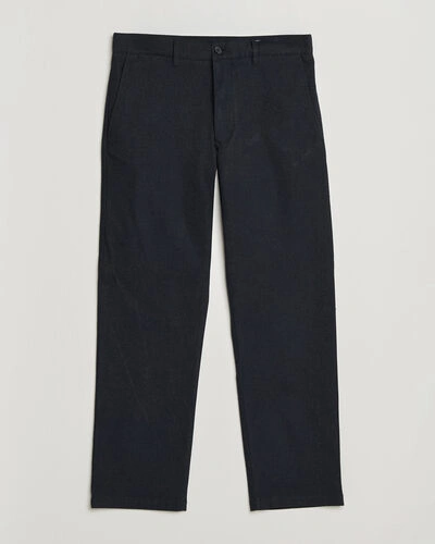 NN07 Aden Brushed Cotton Trousers Deep Navy