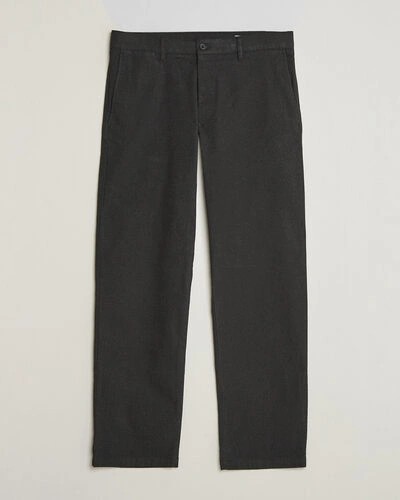 NN07 Aden Brushed Cotton Trousers Black Multi