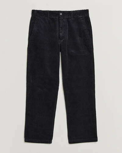 NN07 Aden Regular Fit Corduroy Chinos Deep Navy