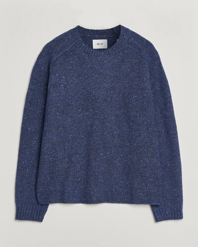 NN07 Jim Neps Wool Knitted Sweater Blue Ignition